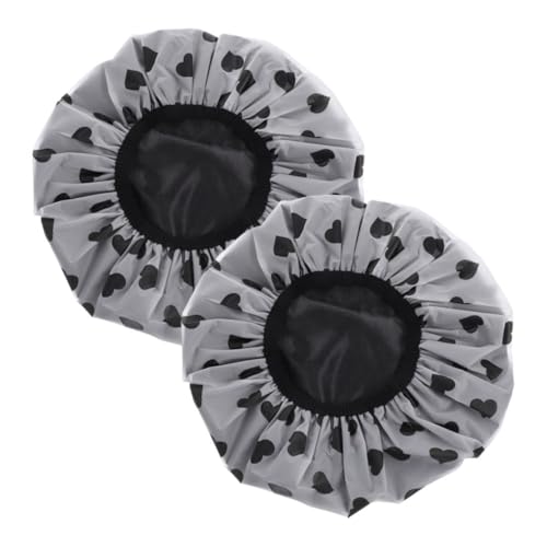 Mipcase 2stücke Duschhauben Wiederverwendbar Haarbadehut Schutz Für Lange Haare Schlafhaarhaube Badehaube Mit Verstellbarem Design Für Frauen Küchen Duschen Ölbehandlungen Mipcase 2stücke Duschhauben Wiederverwendbar Haarbadehut Schutz Für Lange Haare Schlafhaarhaube Badehaube Mit Verstellbarem Design Für Frauen Küchen Duschen Ölbehandlungen von Mipcase