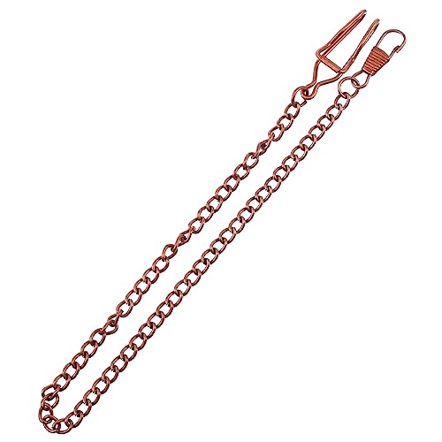 Mipcase 3stücke Retro Taschenuhrkette Antike Fob Kette Für Männer Langlebige Stilvolle Uhrkette Mit Praktischem Clip Kupfer Für Weste Und Anlässe von Mipcase