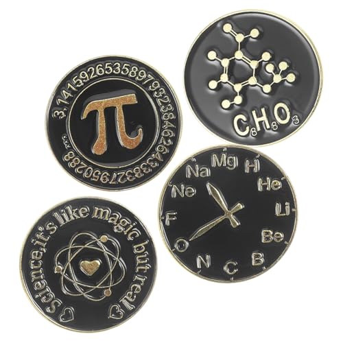Mipcase 4Stücke Mathe Wissenschaft Symbol Broschen Metall Anstecknadel für Kleidung Rucksack Jacken Hüte Ästhetische Emaille Pins Dekorative Accessoires Modern DIY Mipcase 4Stücke Mathe Wissenschaft Symbol Broschen Metall Anstecknadel für Kleidung Rucksack Jacken Hüte Ästhetische Emaille Pins Dekorative Accessoires Modern DIY von Mipcase