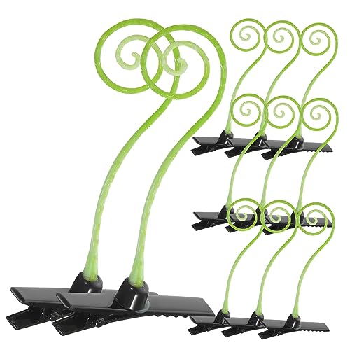 Mipcase 50Stücke Lockige Grashaarklammern Simulierte Pflanzenhaarnadeln für Cartoon Haarnadeln Bunten Farben für Partys Hochzeiten Cosplay Dekorationen von Mipcase