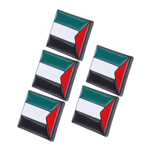 Mipcase 5er Set Brosche Abzeichen Nationalflaggenstifte Abschluss-abzeichen-stift Wäscheklammer Kleid Brosche Rucksack-abzeichen Frauen Brosche Zinklegierung von Mipcase