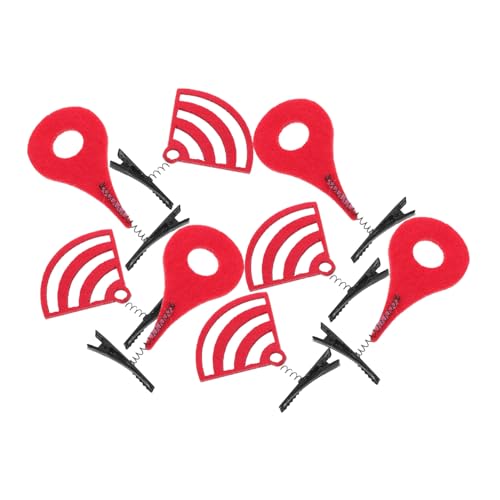 Mipcase 8 Stück Teiliges Haarschmuck mit Kreativen Lustigen Haarspangen für Mädchen Weiche Hautfreundliche Clips Vielseitig für und Styling Modisches Party Accessoire von Mipcase