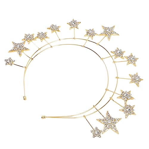 Mipcase Braut Stirnband mit Sternen Design Funkelndes Haaraccessoire für Hochzeiten Partys und Besondere Anlässe Leicht und Elegant Brauthaarzubehör Goldfarbe Mipcase Braut Stirnband mit Sternen Design Funkelndes Haaraccessoire für Hochzeiten Partys und Besondere Anlässe Leicht und Elegant Brauthaarzubehör Goldfarbe von Mipcase