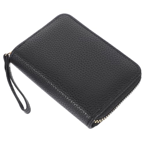 Mipcase Damen Zipper Clutch Geldbörse Mit Großen Kartenfächern Praktische Pu Geldtasche Für Münzen Id Und Bankkarten Kompakt Und Leicht Für Täglichen Gebrauch von Mipcase