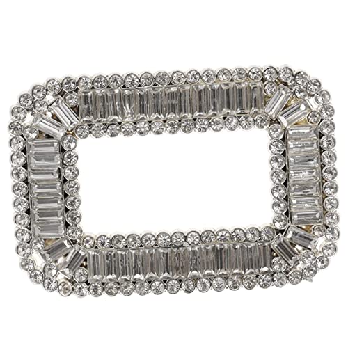 Mipcase Dekorative Kristallschuhschnalle für Damen Hochzeitsschuh Accessoire mit Glitzerdesign für Tanzpartys Besondere Anlässe Verleiht Jedem Outfit Einen Eleganten Touch von Mipcase