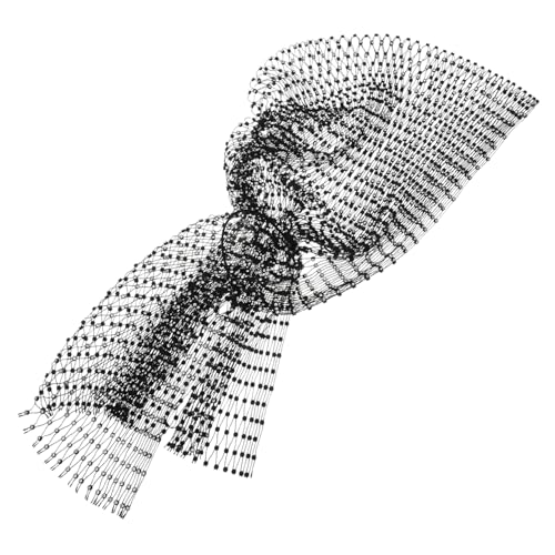 Mipcase Elastische Turban Haarschmuck Damen Handgefertigt mit Funkelnden Strasssteinen und Filigranem Hohldesign Komfortabel und Sicher für Hochzeit Party und Festliche Anlässe von Mipcase