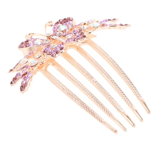 Mipcase Glitzernder Haarkamm mit Strasssteinen Vintage Haarstecker für Damen und Mädchen Funkelnder Haarschmuck für Hochzeit Party und Festliche Frisuren von Mipcase