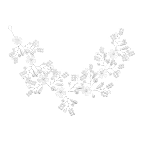 Mipcase Handgefertigtes Braut Haarband mit Perlen Eleganter Schmuck für Frauen Vielseitiger Kopfschmuck für Hochzeit Brautjungfern und Festliche Frisuren von Mipcase