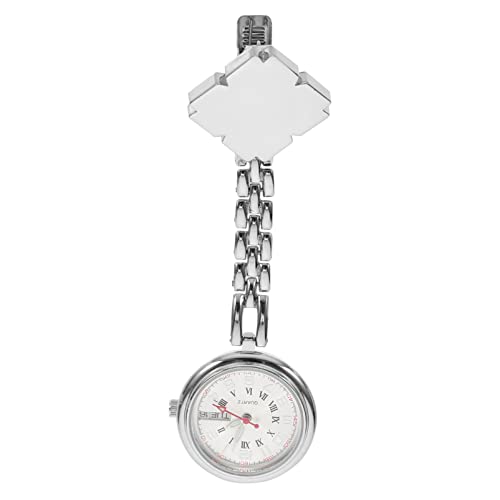 Mipcase 1 Stück Taschenuhr Stilluhr Retro-Krankenschwesteruhr Krankenschwesteruhr Kinderuhr Uhren Für Krankenschwestern Pin-On-Brosche Uhr Zum Aufhängen Ansteckuhr Taschenuhr von Mipcase