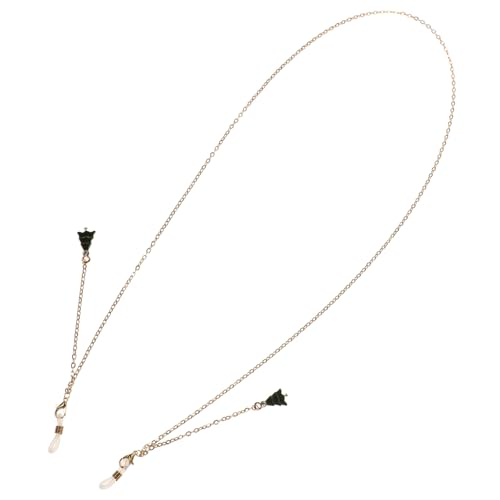 Mipcase Metal Brillenkette Damen mit Elegantem Weihnachtsbaum Anhänger Robustes Metall Tropfenförmige Emaille Quaste Rutschfestes Brillenband für Brillenhalterung Verhindert Verlust und von Mipcase