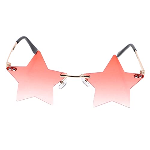 Mipcase Randlose Party Sonnenbrille für Erwachsene mit UV Schutz Ergonomischem Design und Nasenpads Blendfreie Leuchtende Brille für Disco Karneval und Halloween von Mipcase