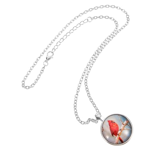 Mipcase Retro Halskette Damen mit Vogel Anhänger aus Legiertem Eleganter Vintage Schmuck Stilvolle Kette für Pullover Kleid Mantel Modisches Accessoire für Frauen von Mipcase