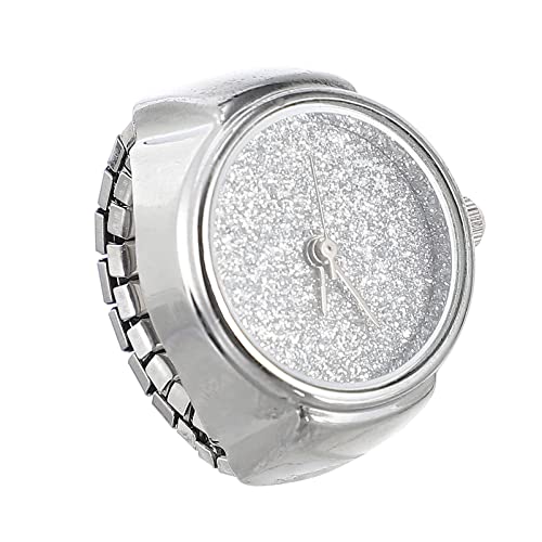 Mipcase Ringuhr Geschenke für Männer Uhr für männer Fingerring Ringe Armbanduhr Herren Bewegungsring Uhrenring Abschlussball Schmuck Sportring Fingeruhr Männer und Frauen Anschauen Quarz von Mipcase