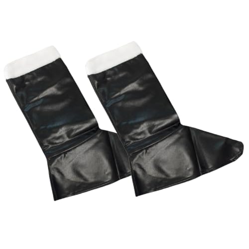 Mipcase Santa Claus Stiefelüberzüge aus Weichem Bequemes Cosplay Zubehör für Erwachsene und Einfache Ausziehmöglichkeit Festliche Weihnachtsdeko für Party und Geschenkebox Befüllung von Mipcase