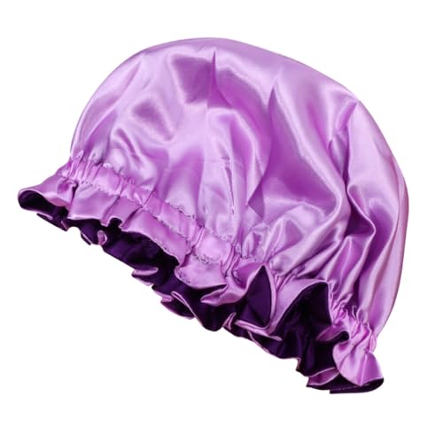 Mipcase Schlafhaube Aus Satin Für Junge Mädchen Gummizug Zum Haare Schützen Bademütze Für Junge Mädchen Elastisch Atmungsaktiv Für Schlaf Und Reisen von Mipcase