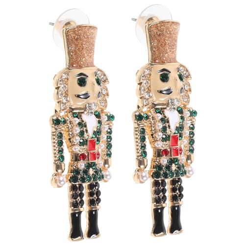 Mipcase Soldat Ohrstecker Damen Ohrringe Leicht Farbige Cartoon Design Dekorative Schmuck Geschenke für Geburtstag Hochzeit Alltag von Mipcase