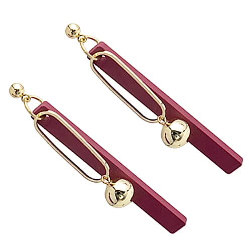 Mipcase Statement Lange Quasten Ohrringe für Damen Bunte Lange Ohrhänger Herbst Winter Schmuck für Partys Masquerade und Alltag Auffällige Ohraccessoires von Mipcase