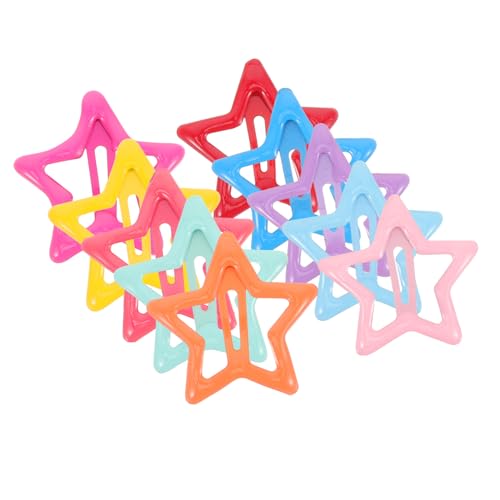 Mipcase 20 Stück Stern Haarclips Süße Haarspangen Für Mädchen Haarnadeln Mit Stern Schnappverschluss Für Haartypen Haarschmuck Für Kinder Und Teenager Für Verschiedene Anlässe von Mipcase