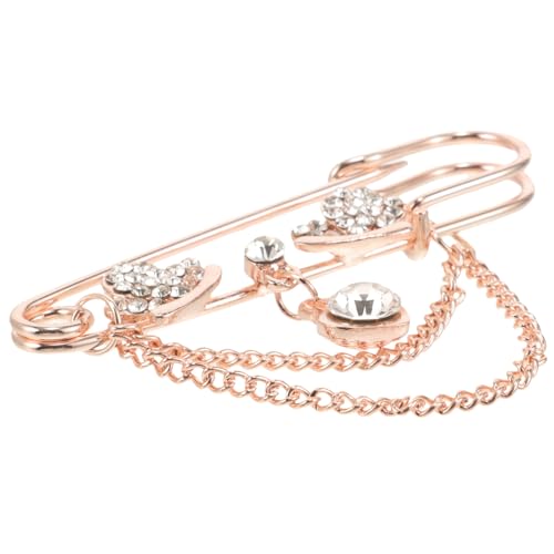 Mipcase Strass Brosche Cardigan Clip Damen Sicherheitsnadel Schalclip mit Künstlichen Kristallen Leichter Pullover Broschen Schmuck für Kleider und Schals Eleganter Ansteckschmuck für von Mipcase