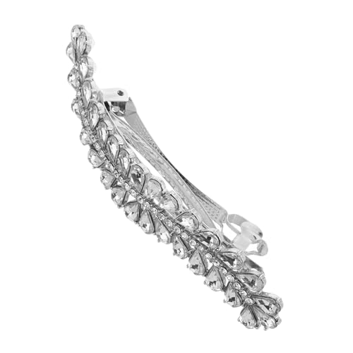 Mipcase Strass Haare Barrettes Haarklammern Blatt Haarclip Bobby Pin Metall Haarnadeln Haarzubehör Für Mädchen von Mipcase