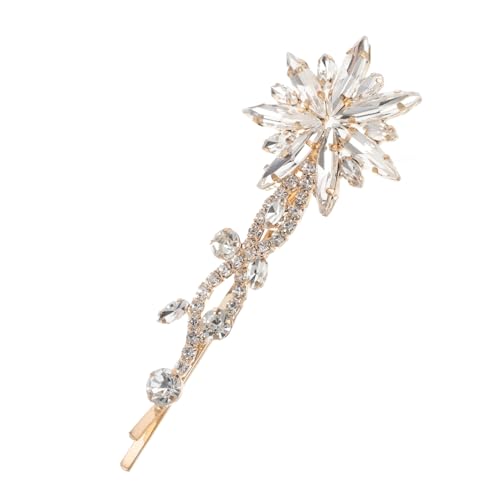 Mipcase Strass Haarnadeln für Damen Funkelnde Blumen Haarnadeln mit Kristallen Haarschmuck Hochzeit für Hochsteckfrisuren und Braut Eleganter Kopfschmuck für Festliche Anlässe von Mipcase