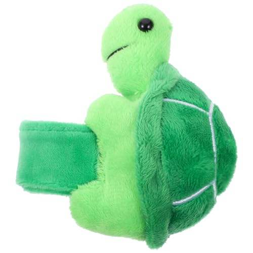 Mipcase Tier-Schlagarmbänder: Schildkröten-Schlagarmband-Handgelenk-Schnappschildkrötenspielzeug Plüsch-Schlagarmband-Schnapparmband Für Geschenke von Mipcase