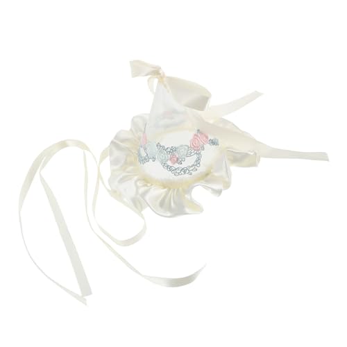 Mipcase Vintage Bestickte Geburtstagshaarspange mit Schleife Niedliche Krone Haarklammer für Mädchen Retro Stil Haarschmuck für Kleinkinder und Geburtstagsfeiern Vielseitiges Accessoire von Mipcase