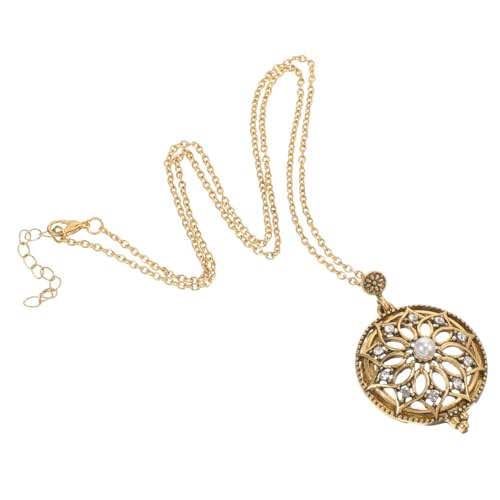 Mipcase Vintage Halskette mit Vergrößerndem Glasanhänger Feines Lesewerkzeug für Bücher und Kleine Details Modisches Schmuckstück für Damen zu Geburtstag Muttertag Hochzeit von Mipcase