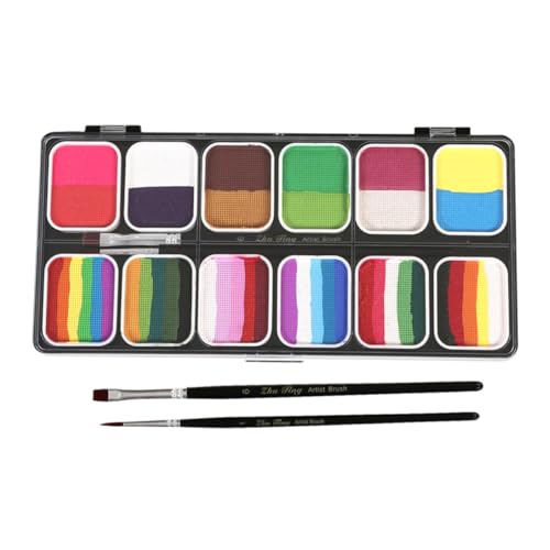 Mipcase Wasserlösliche Gesichts Körperfarbe Für Partys Kreative Ungiftige Farben Für Makeup Cosplay Einfach Zu Reinigen Und Anwenden Für Junge Mädchen Und Erwachsene von Mipcase