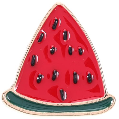 Mipcase Wassermelonen Brosche Cartoon Brosche aus Metall für Kleidung Niedliche Anstecknadel für Partys Abschlussbälle Dekoration Leicht und Sicher von Mipcase