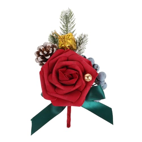 Mipcase Weihnachtsbrosche Damen Langlebig und Elegant Dekorative Anstecknadel für Pullover Party Festliche Accessoires Stilvolle Brosche von Mipcase