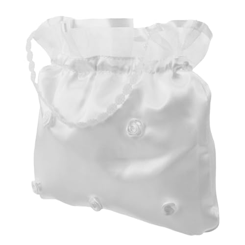 Mipcase Weiße Kleine Brauttasche Edlem Stoff mit Romantischem Rosenmuster Hochzeit Clutch für Braut und Brautjungfern Geräumige Abendtasche für Hochzeitsfeier und Festliche Anlässe Mipcase Weiße Kleine Brauttasche Edlem Stoff mit Romantischem Rosenmuster Hochzeit Clutch für Braut und Brautjungfern Geräumige Abendtasche für Hochzeitsfeier und Festliche Anlässe von Mipcase