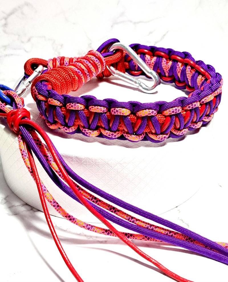 Individueller Taschengurt - Hochwertiges Seil & Leder, Verschiedene Farben von MiqramaKreativ