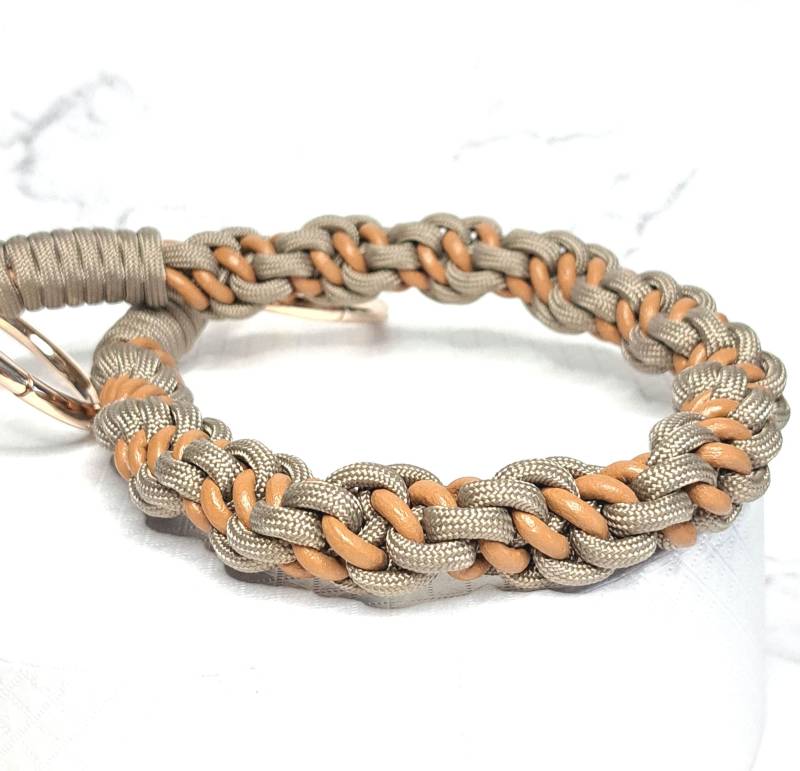 Taschengurt Griffe Paracord Taschenhenkel Leder Riemen Handgriff Gurt von MiqramaKreativ