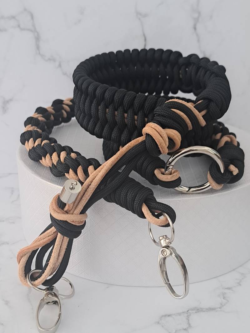 Taschengurt Paracord Gurt 3 in 1 Accessoires Taschenriemen Taschen Grobstrick Geschenk Handtasche Crossbody von MiqramaKreativ