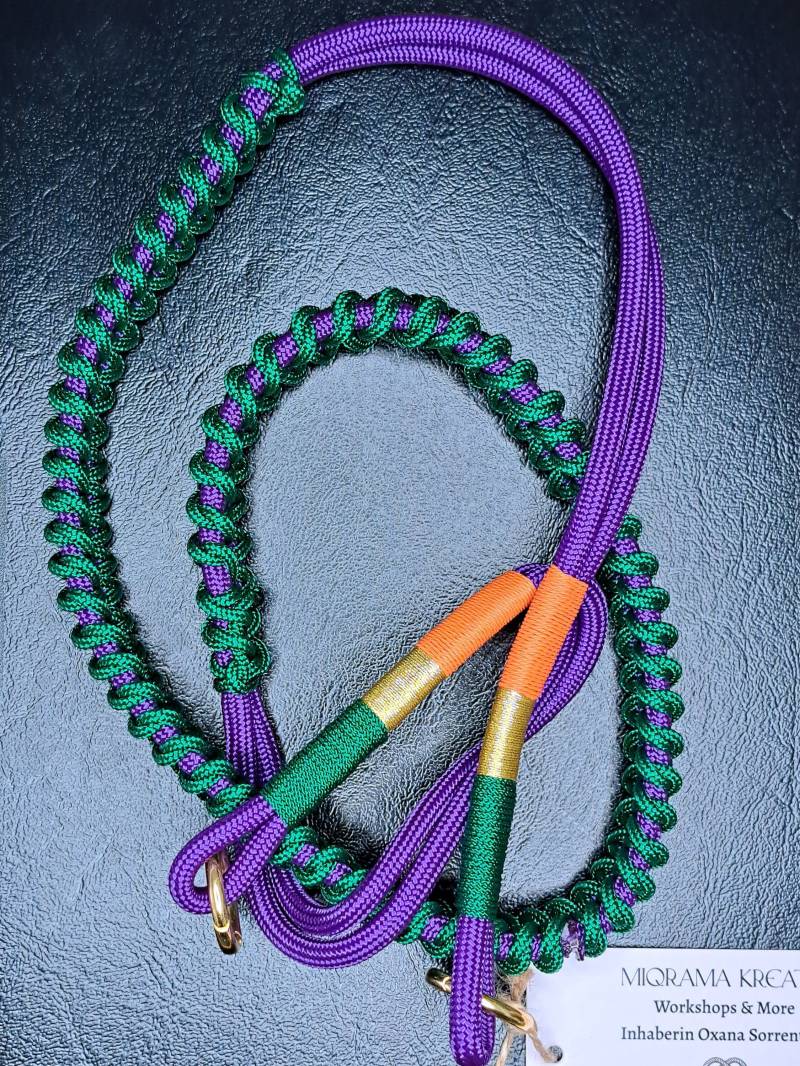 Makramee Taschengriffe - Handgefertigte Handtaschenhenkel Aus Paracord Für Diy-Taschenprojekte von MiqramaKreativ
