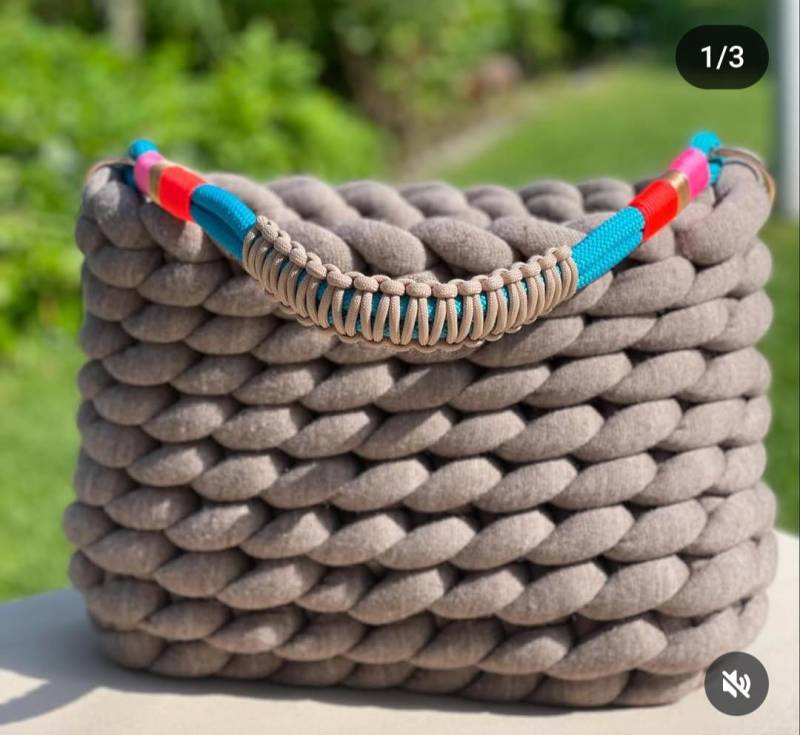 Makramee Taschengriffe - Handgefertigte Handtaschenhenkel Aus Paracord Für Diy-Taschenprojekte von MiqramaKreativ