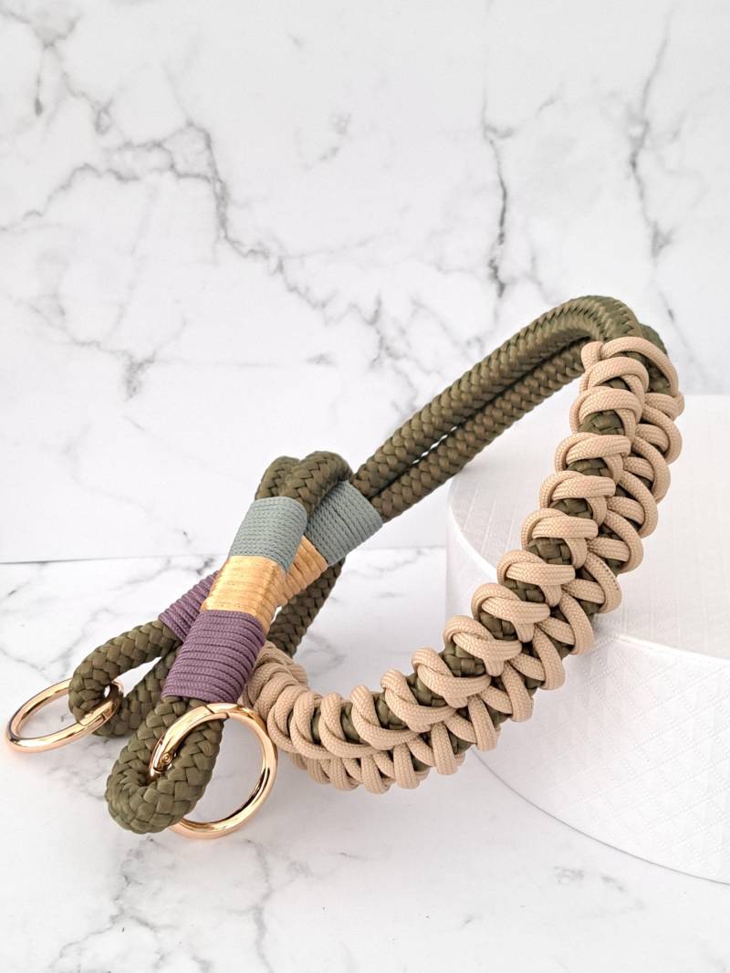Makramee Taschengriffe - Handgefertigte Handtaschenhenkel Aus Paracord Für Diy-Taschenprojekte von MiqramaKreativ