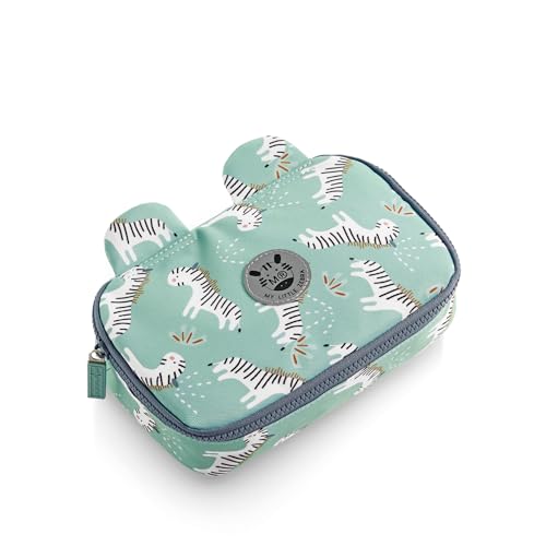 Miquelrius Federmäppchen, 1 Fach, rechteckig, Zebra Ohren, 210 x 120 x 45 mm, Zebra von Miquelrius