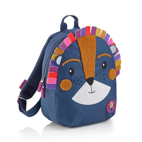 Miquelrius Unisex Kinder Mini Mochila Reciclada King of The Jungle Rucksack, blau von Miquelrius