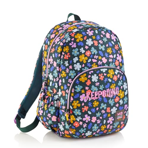 Miquelrius Rom Doppel-Rucksack, recycelt, Unisex, Kinder, mehrfarbig, Größe M, bunt, Medium von Miquelrius