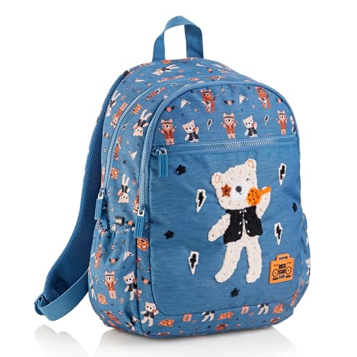 Miquelrius Unisex Kinder Mochila Triple Lisboa Reciclada Rock Star Rucksack, blau Miquelrius Unisex Kinder Mochila Triple Lisboa Reciclada Rock Star Rucksack, blau von Miquelrius