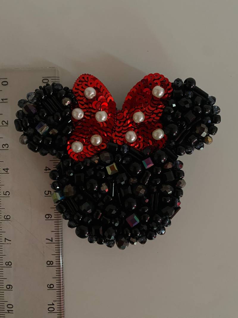 Brosch Mikki Maus, Minnie Maus Crystal Pin, Handgemachte Brosche Brosch Mikki Maus, Minnie Maus Crystal Pin, Handgemachte Brosche von MirMaxAccessories