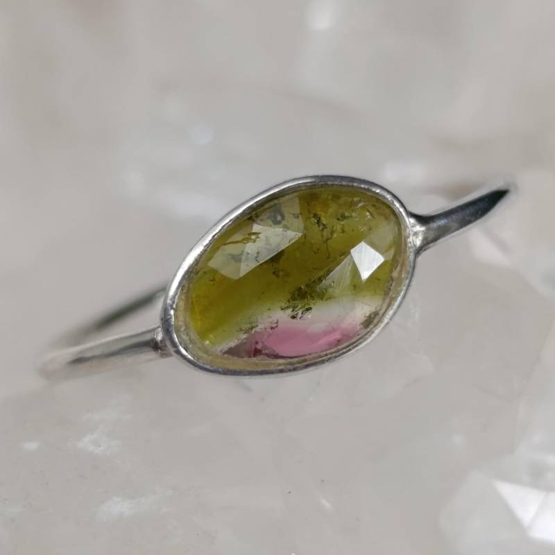 Wassermelonen Turmalin Ring Facettiert 925 Sterlingsilber Größe 57 R2078 Wassermelonen Turmalin Ring Facettiert 925 Sterlingsilber Größe 57 R2078 von MiraGemsShop