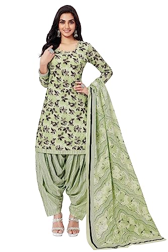Miraan Baumwolle gedruckt Readymade Salwar Anzug für Frauen (BANDCOLOR1705), Grün, 3XL von Miraan
