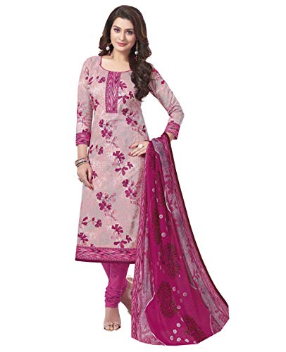 Miraan Baumwolle gedruckt Readymade Salwar Anzug für Frauen (MIRAANBAND1831BAALAR), Pink, XL von Miraan
