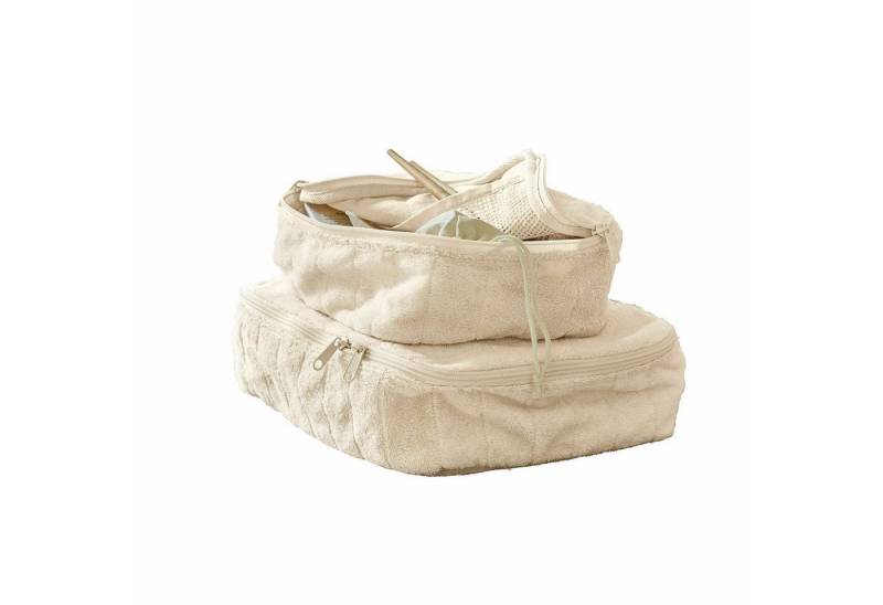 Mirabeau Handtasche Kosmetiktasche 2er Set Invarel creme von Mirabeau