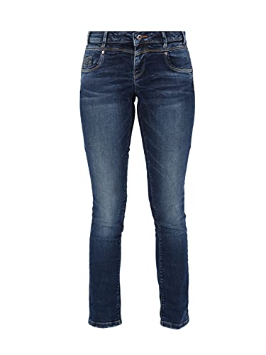 M.O.D. Damen Jeans Rea - Regular Fit - Blau - Puno Blue W25-W34 98% Baumwolle Stretchjeans, Größe:28W / 30L, Farbvariante:Puno Blue 3430 von Miracle of Denim