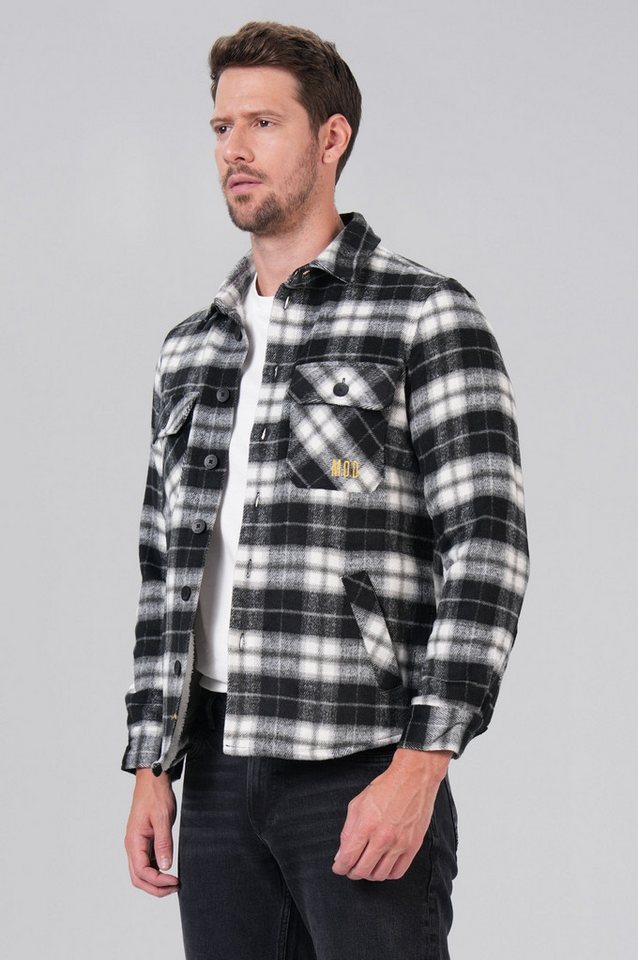 Miracle of Denim Hemdjacke - Jacke - Overshirt - Übergangsjacke - Men Basic Flanell Shirt von Miracle of Denim