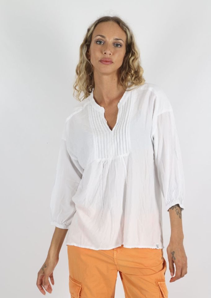 Miracle of Denim Shirtbluse - Viskose Bluse Halbarm - luftige Bluse - Sommerbluse von Miracle of Denim